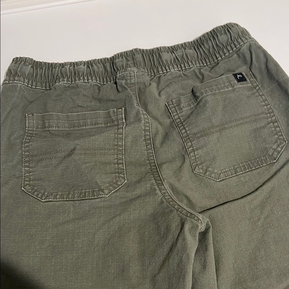 Olive Green Casual Pants - Picture 3 of 3